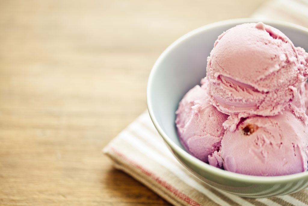 Delicious Ice Cream With Texture in a Bowl